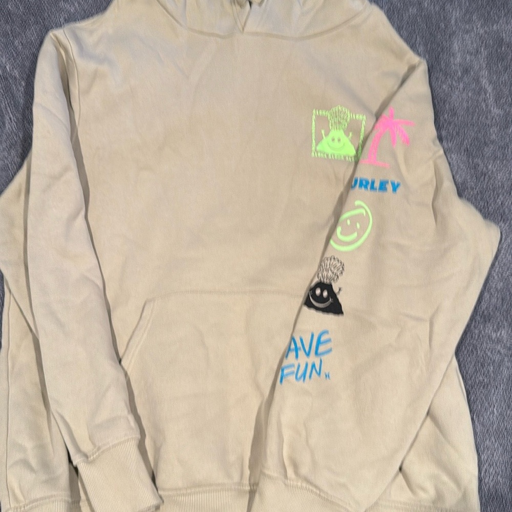 Hurley Tan Hoodie XL